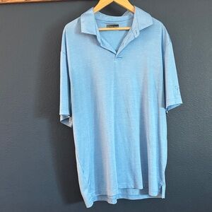 PGA Tour Men's Light Blue Polo Shirt